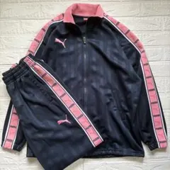 PUMA プーマ　ピンクジャージ　上下セット　y2k