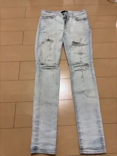 【G】様専用AMIRI スキニーデニム ライトブルー ダメージ加工
