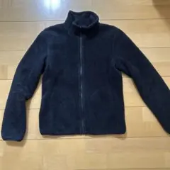 UNIQLO 黒 フリースジャケット ハイネック