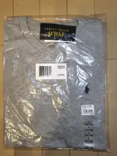 グレー　Polo Ralph Lauren Tシャツ、Vネック　L 　ラルフ