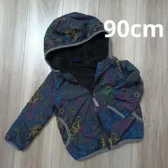 ディズニー ミッキー アウター 裏起毛 裏ボア 80 90 子供 キッズ 冬