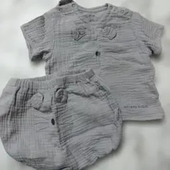 GELATO PIQUE ベビーパジャマ 80cm グレー