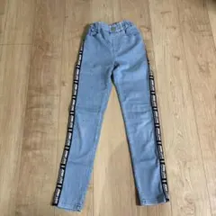 JENNI LOVEライトブルー スリムフィット パンツ 150cm