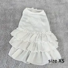 CIRCUS 犬用 メッシュフリルワンピース ホワイト size XSのサムネイル