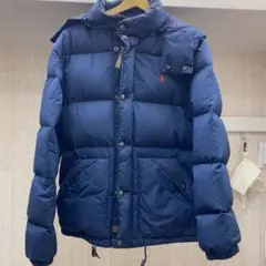 ポロ　ラルフローレン　ダウン　ジャケット　ネイビー　Lサイズ