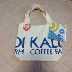 もへじ手ぬぐいエコバッグとカルディエコバッグ