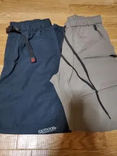 OUTDOOR カーゴパンツ 2枚 セット