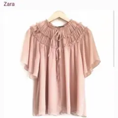 ZARA  ザラ　フリル付きブラウス