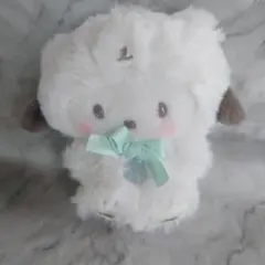 サンリオ　ポチャッコ　ふわふわスノーデザイン　マスコットホルダー