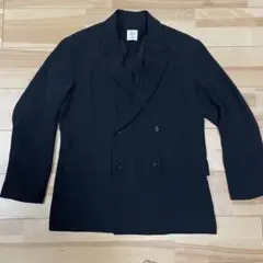 超美品■soe ready to wear■ソフト ダブルジャケット 黒のサムネイル