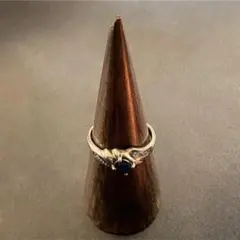 美品 ビルウォールレザー オープンサン シルバーリング9号 ビームス