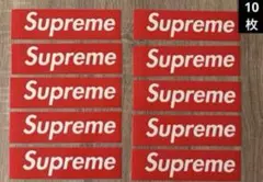 【新品未使用】Supreme ボックスロゴ 10枚セット