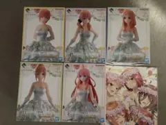五等分の花嫁 一番くじ 五つ子ゲームファイナルフィギュア ラストワン セット