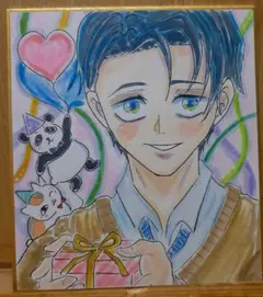 呪術廻戦　手描きイラスト　オリジナル