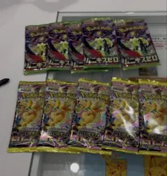 【絶対サーチ無し】ポケセン　メガドリームex ムニキスゼロ　計10パック 黄袋