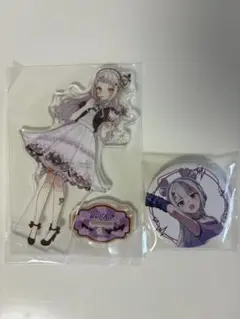 ホロライブ 紫咲シオン アクスタ&缶バッジのサムネイル