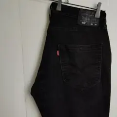 リーバイス 511 スリムストレート W34 L30 ジーンズ ブラックデニム