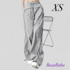 ✨美品✨ワークパンツ(XS)✿ライトグレー✿ナイロンパンツ