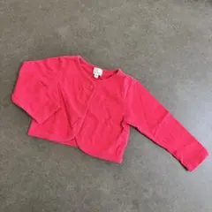 KUMIKYOKU 組曲 ベビー ピンク カーディガン ボレロ　80cm