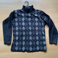 UNIQLO ハーフジップ フリース アーガイル柄 Sサイズ