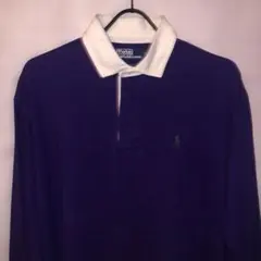 polo ラルフローレン　the BIG SHIRT パープル　M ラガーシャツ