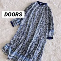 タグ付未使用●アーバンリサーチドアーズ✴︎コットンツイル ロングワンピース 花柄