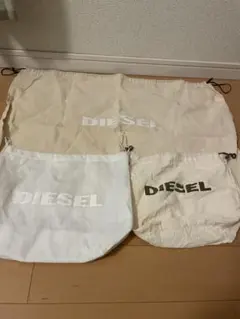 DIESEL ショップ袋 巾着袋 3枚セットのサムネイル