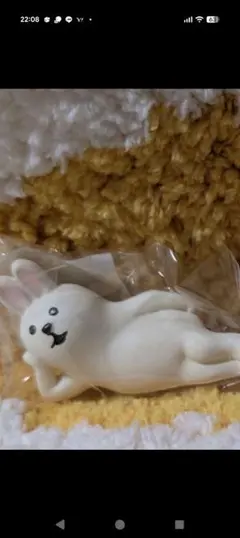 【レア商品】DECOLL ごろ寝ウサギ置物