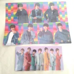 なにわ男子 なにわ クリアファイル チケットファイル 20 夏