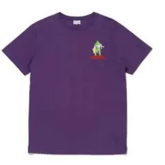 CARNE BOLLENTE BONJOUR RECORDS 刺繍 Tシャツ 紫のサムネイル