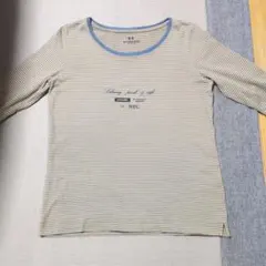 お値下げ　MCGREGOR 水色ストライプ 七分袖Tシャツ