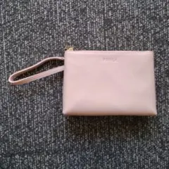 FURLA ピンク レザー ポーチ