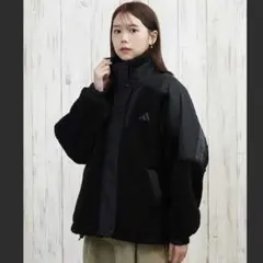 【極美品】＊adidas アディダス＊ ボアジャケット CQ650 F クロ