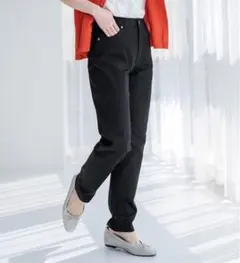 ブラック プレミアムサテン パンツ Lサイズのサムネイル