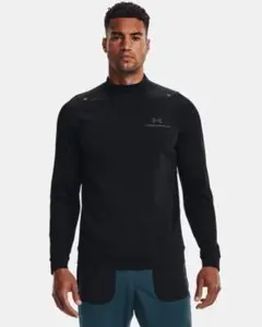 UA RUSH Warm-Up ロングスリーブ XL ブラック