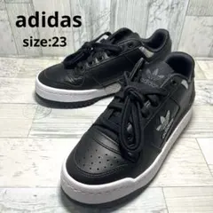 美品 アディダス adidas ブラック スニーカー フォーラム ボールド 23