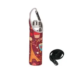 水筒用カバー 2way 500ml ペットボトル600ml保冷保温 コーヒー柄