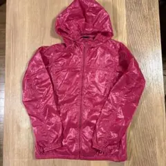 ユニクロ　ピンク フード付き ジャンパー　Mサイズ