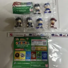 ガチャ　パワプロくんならぶんです。セントラルリーグビジターVの全6種コンプセット