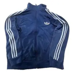【古着】 adidas トレフォイル ネイビー トラックジャケット ジャージのサムネイル