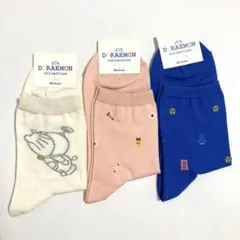 ドラえもんコレクション ソックス 3足セット