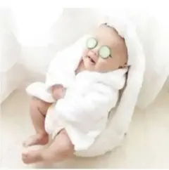 新品　ニューボンフォト　ロンパース　可愛い　ホワイト