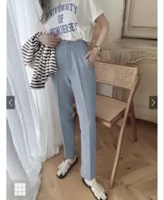 GRL ハイウエストテーパードパンツ