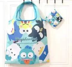 サンリオ ハンギョドン タキシードサム　バツマル　ポチャッコ　エコバッグ