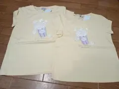 ★姉妹おそろい　anyfam Tシャツ　130　140　モシャモシャモチーフ