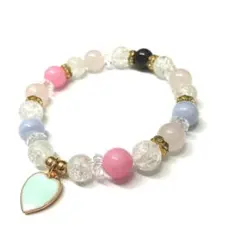 激安★天然石使用★誕生石ブレスレット★運気アップ★ストーン★1月ガーネット