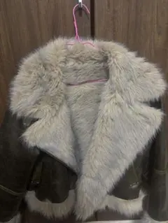 MURUA フェイクムートンジャケット ブラウン