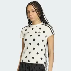 新品 adidas アディダス カリ 水玉 半袖 Tシャツ ポルカドット S