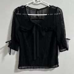 Secret honey トップス シークレットハニー シーハニ ブラック 黒のサムネイル