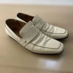 DOUCAL'S デュカルス ローファー 白 メンズ 65239 41 - メルカリ